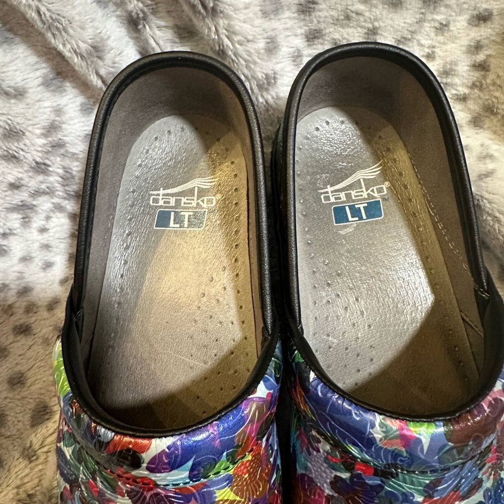 Dansko Multicolor Floral Clogs - Picture 2 of 4